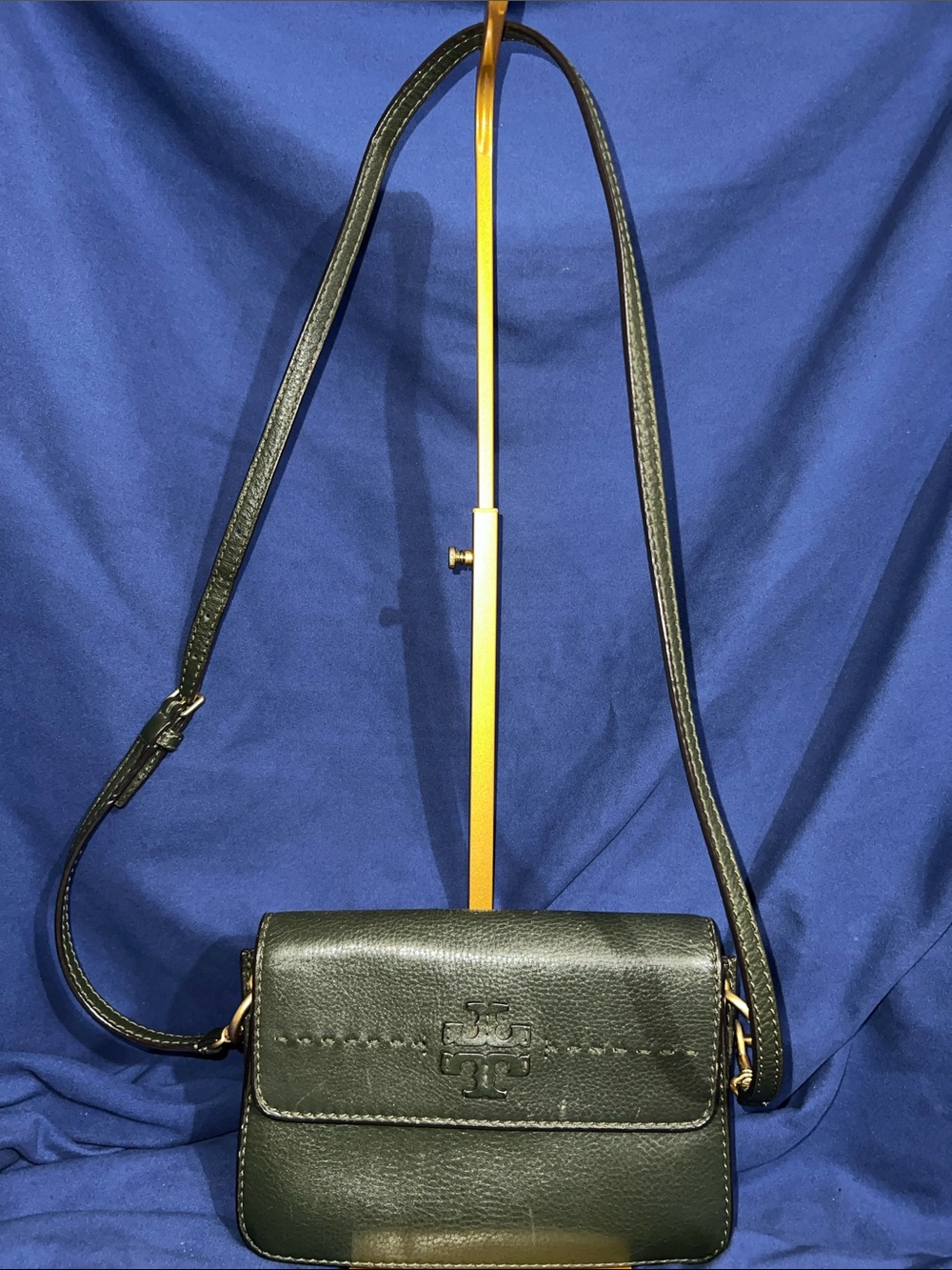 Women's Crossbody Shoulder Bag in Dark Green